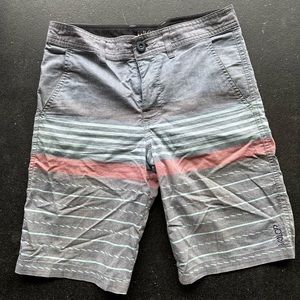 Valor grey striped hybrid shorts size 12